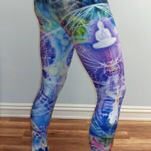Sacred Art Clothing - Multidimensional - Side Yoga Pants - Aaron Pyne